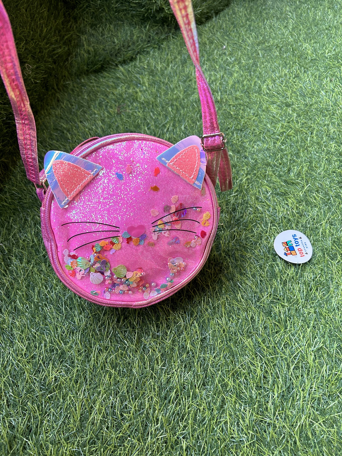 Circle Cat Hand Bag