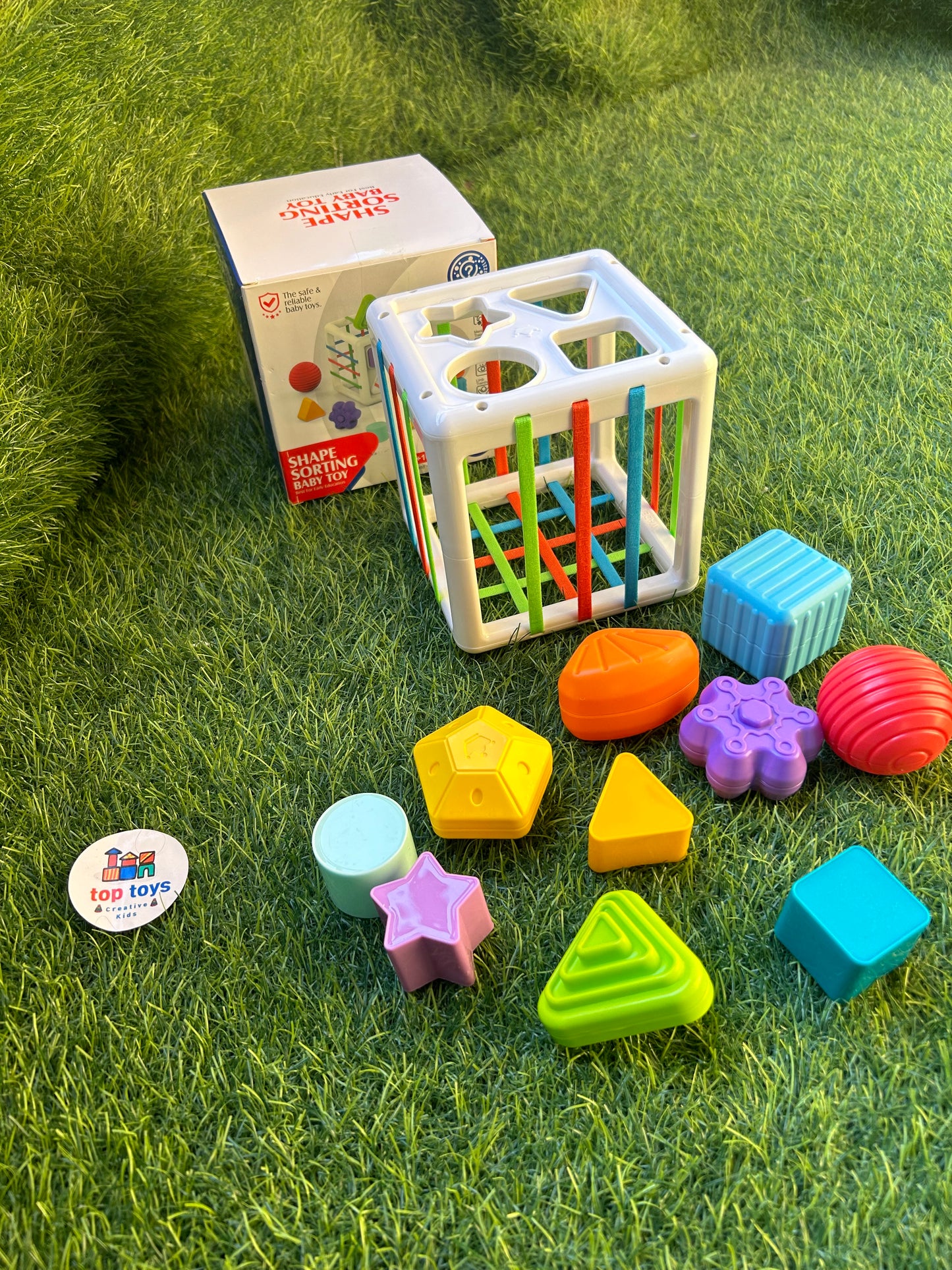 Shape sorting baby toy
