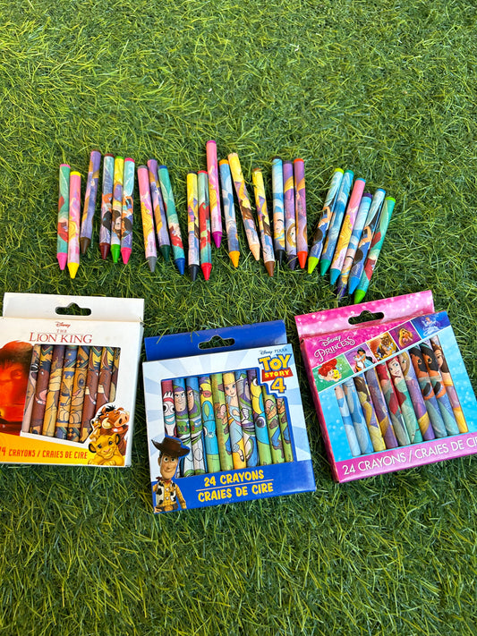 24 crayons