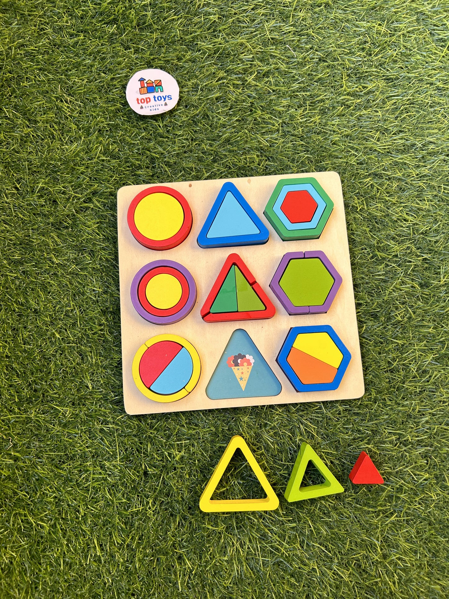 Geometry Shapes Board Pieces